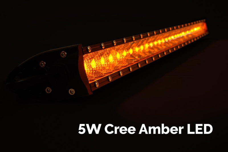 Load image into Gallery viewer, 42" Slim Single Row LED Bar (Amber)
