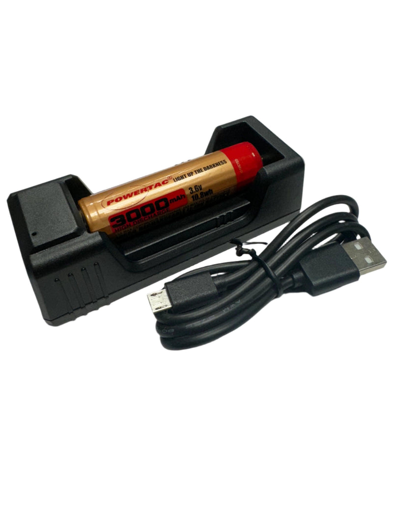 Load image into Gallery viewer, Powertac Single Bay USB Charger (18650)