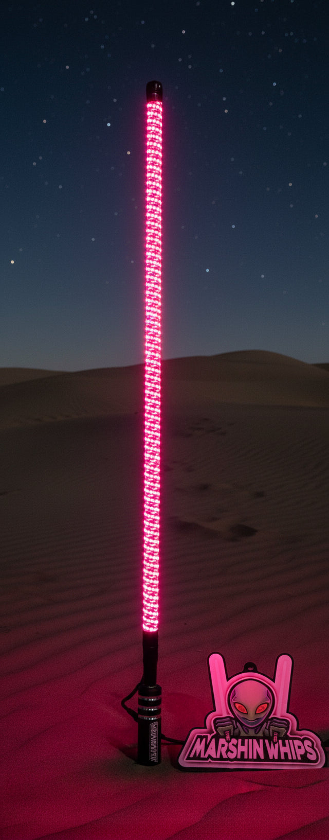 Load image into Gallery viewer, V2 Black Out LED Whip: The Ultimate Stealth Single