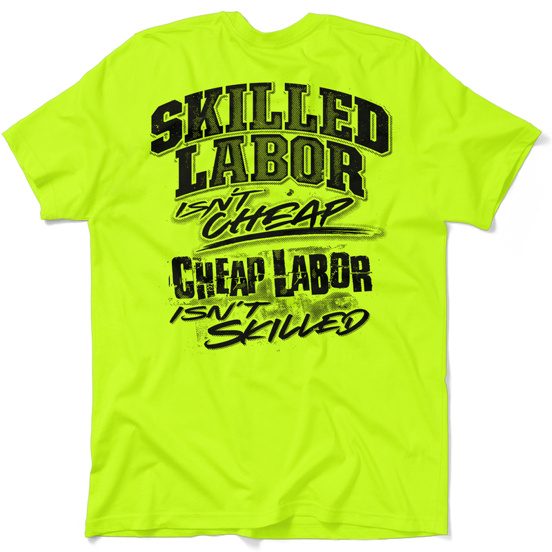 Load image into Gallery viewer, Skilled Labor - Safety Yellow T-Shirt