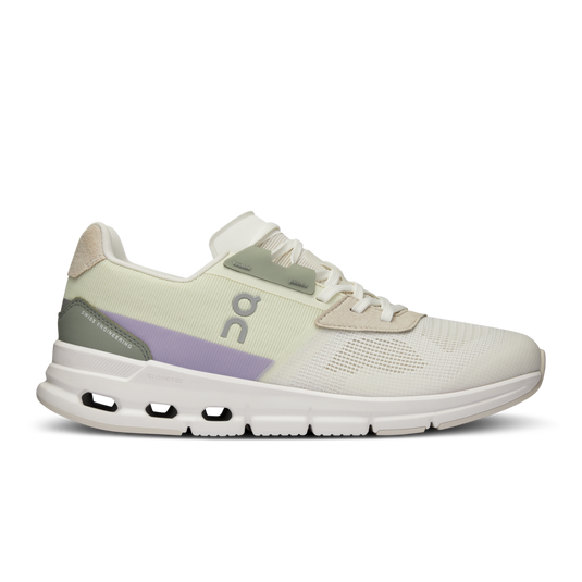 Women's On Cloudrift, Undyed-White/Wisteria, 10.5 B Medium - Skoutley Outdoors LLC