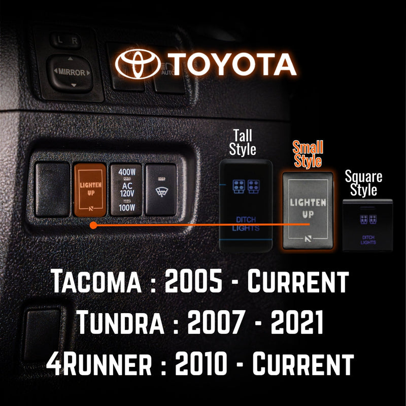 Load image into Gallery viewer, Toyota Push Button Dash Switch - Lighten Up