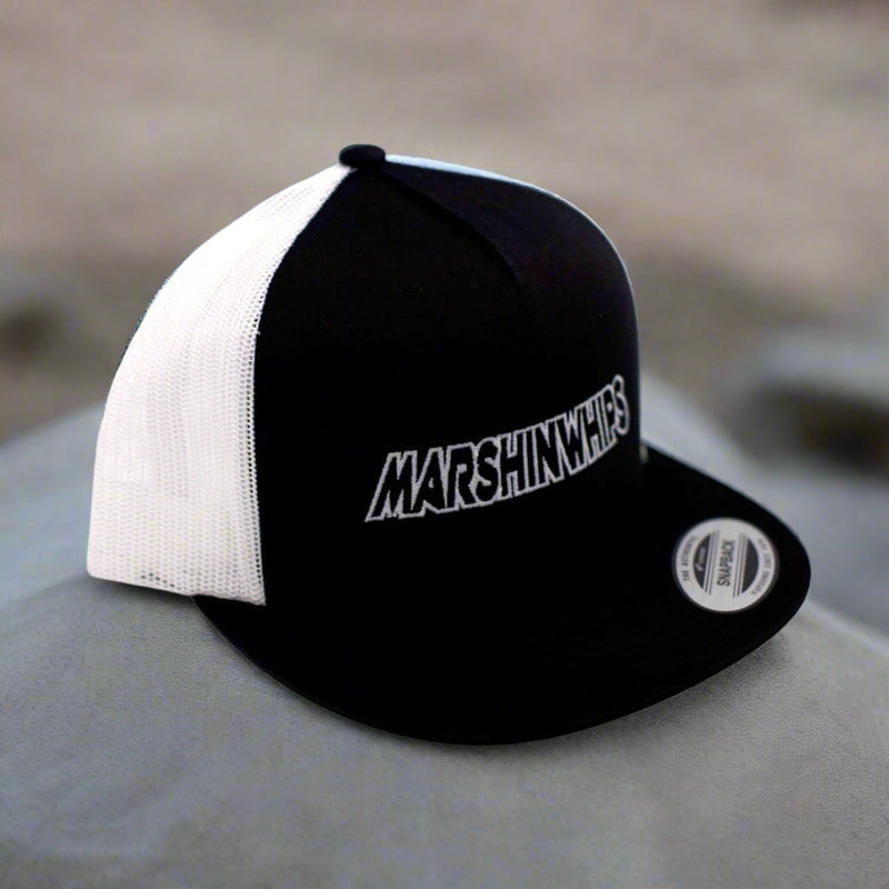 Load image into Gallery viewer, Marshin Whips Signature Flat Bill Snapback Hat | Premium Off-Road Headwear