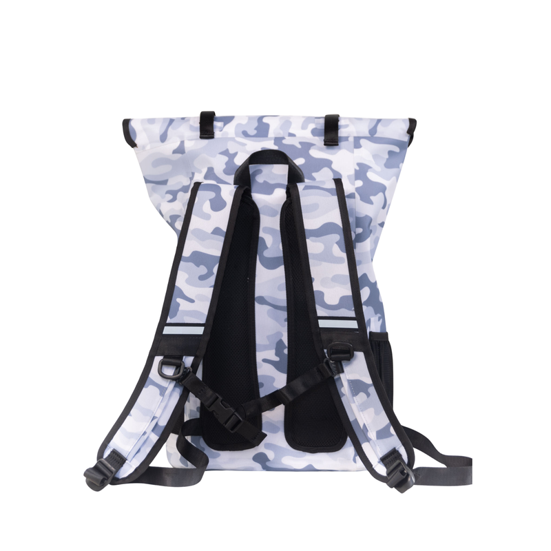 Load image into Gallery viewer, Waterproof Floating Backpack Dry Bag - Snow Camo