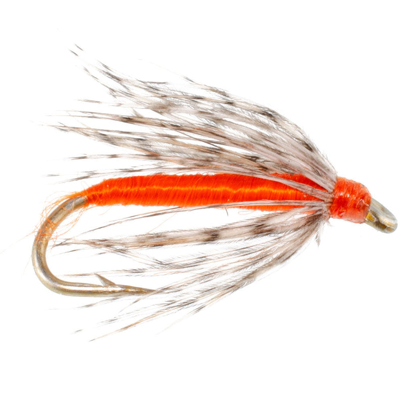 Load image into Gallery viewer, Soft Hackle Partridge and Orange Fly Fishing Wet Flies - 6 Flies Hook Size 12