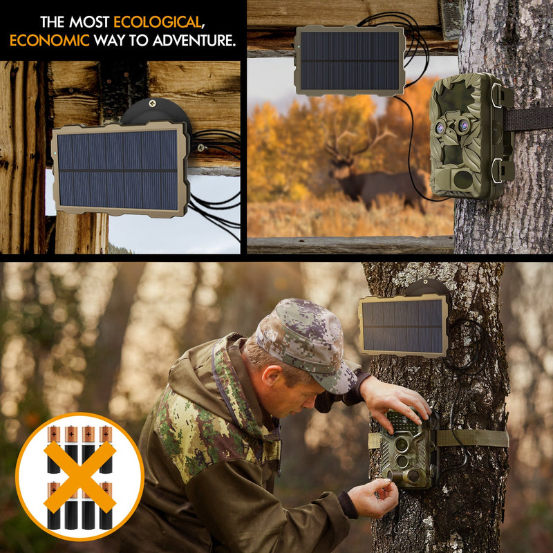 Load image into Gallery viewer, Rexing Universal Solar Panel For Trail Cameras