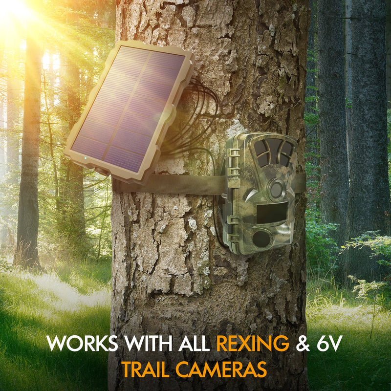 Load image into Gallery viewer, Rexing Universal Solar Panel For Trail Cameras