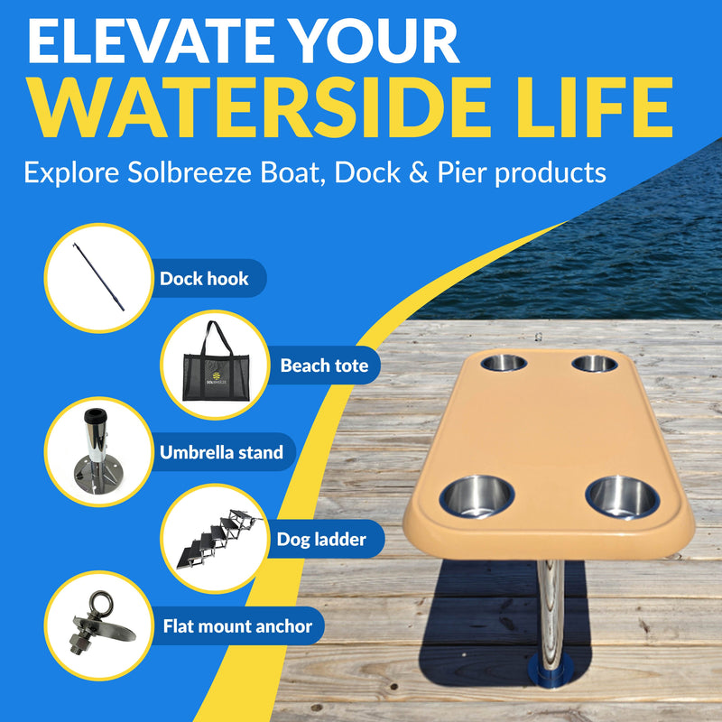 Load image into Gallery viewer, Boat Table Tops for Pontoons, Cabin Cruisers & Boats | Waterproof Replacement Table Top (6 colors):