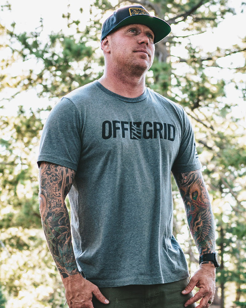 Load image into Gallery viewer, Off The Grid Solid Logo S/S Tee Shirt