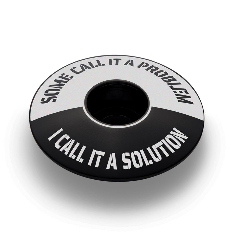 Load image into Gallery viewer, Some Call It A Problem I Call It A Solution Bicycle Headset Cap