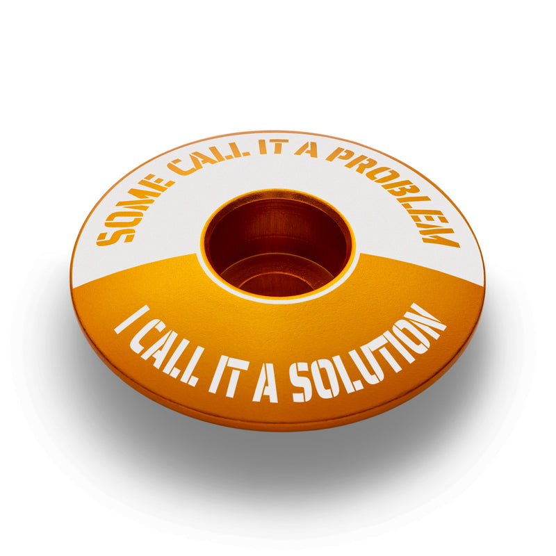 Load image into Gallery viewer, Some Call It A Problem I Call It A Solution Bicycle Headset Cap