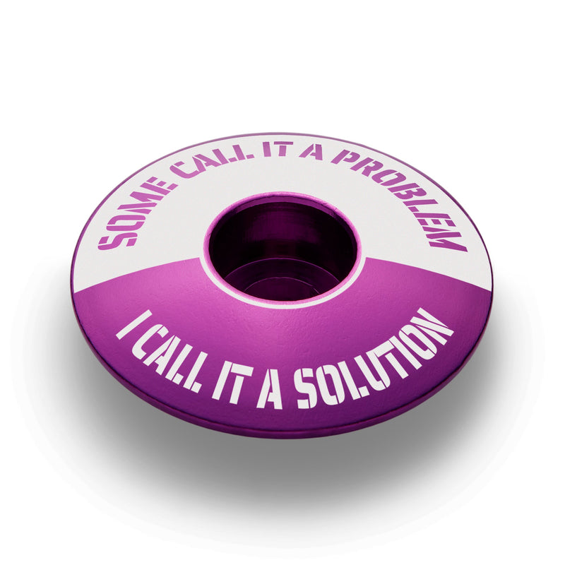 Load image into Gallery viewer, Some Call It A Problem I Call It A Solution Bicycle Headset Cap