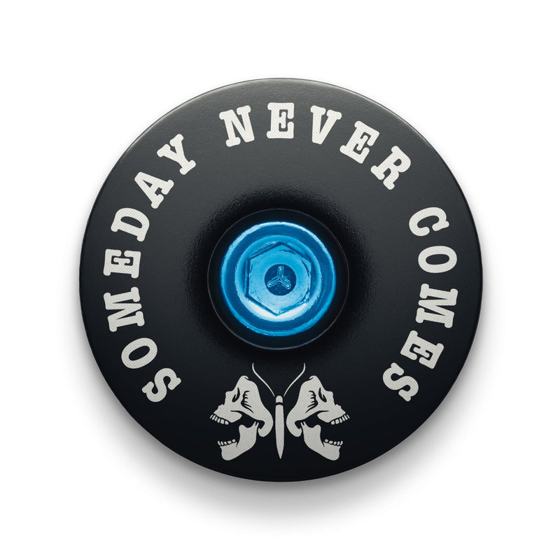 Load image into Gallery viewer, Someday Never Comes Custom Bicycle Headset Cap