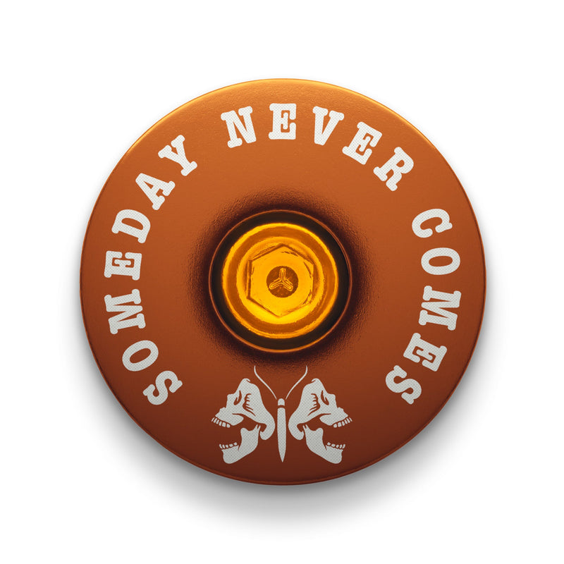 Load image into Gallery viewer, Someday Never Comes Custom Bicycle Headset Cap