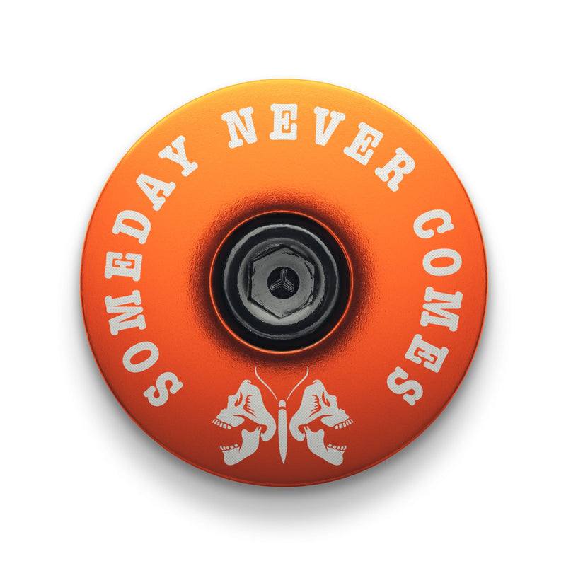 Load image into Gallery viewer, Someday Never Comes Custom Bicycle Headset Cap