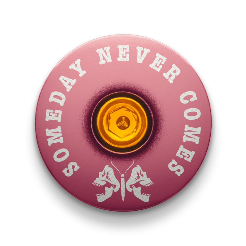 Load image into Gallery viewer, Someday Never Comes Custom Bicycle Headset Cap
