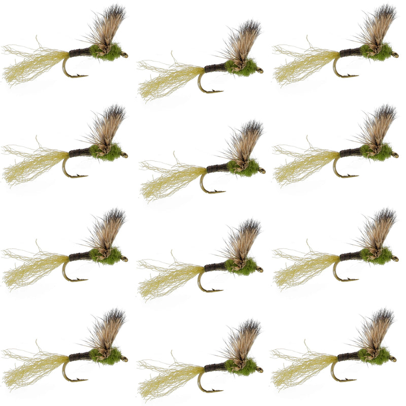 Load image into Gallery viewer, Sparkle Dun Baetis Mayfly - 12 Flies Hook size 20