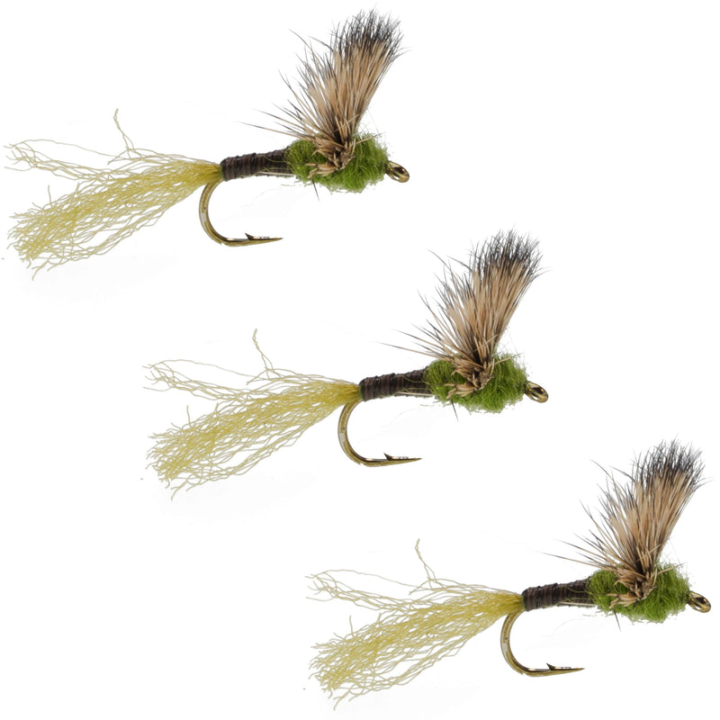 Load image into Gallery viewer, 3 Pack Sparkle Dun Baetis Mayfly - Hook size 18