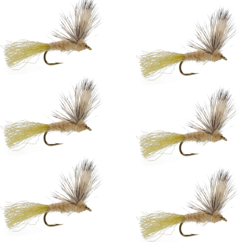 Load image into Gallery viewer, Sparkle Dun Callibaetis Mayfly - 6 Flies Hook size 16