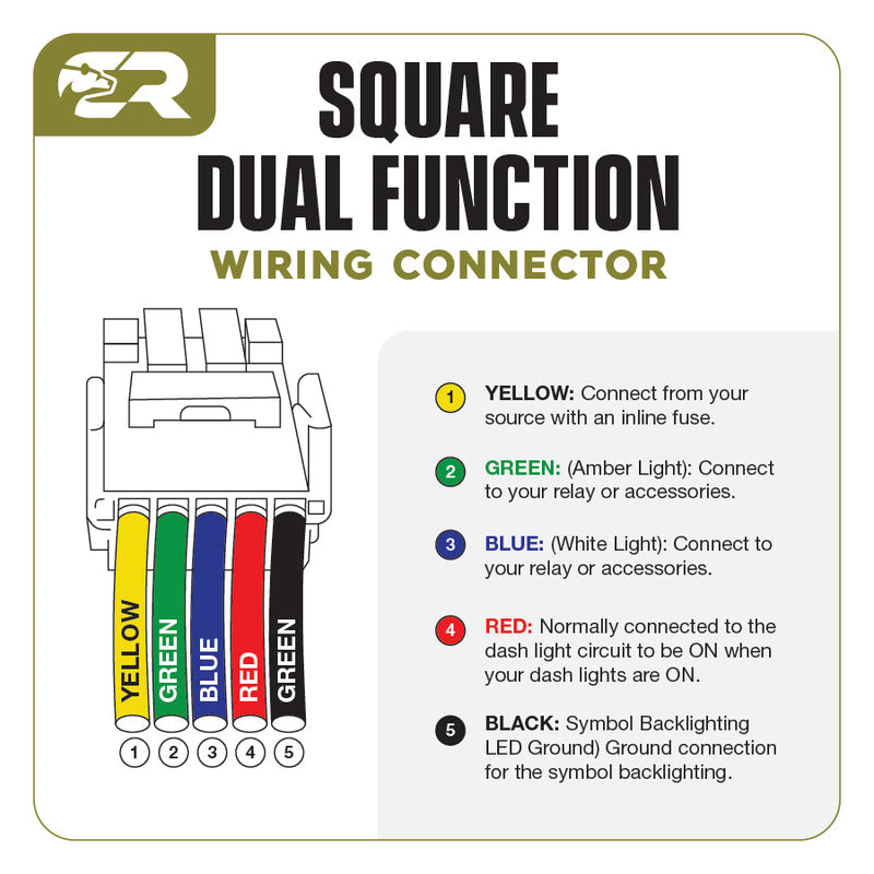 Load image into Gallery viewer, Square Style Dual Function Toyota OEM Style "AMBER & WHITE" Switch
