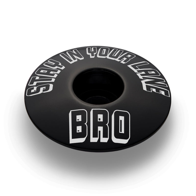 Load image into Gallery viewer, Stay In Your Lane, Bro - Bicycle Headset Cap