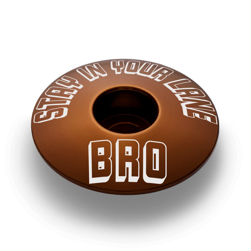 Load image into Gallery viewer, Stay In Your Lane, Bro - Bicycle Headset Cap
