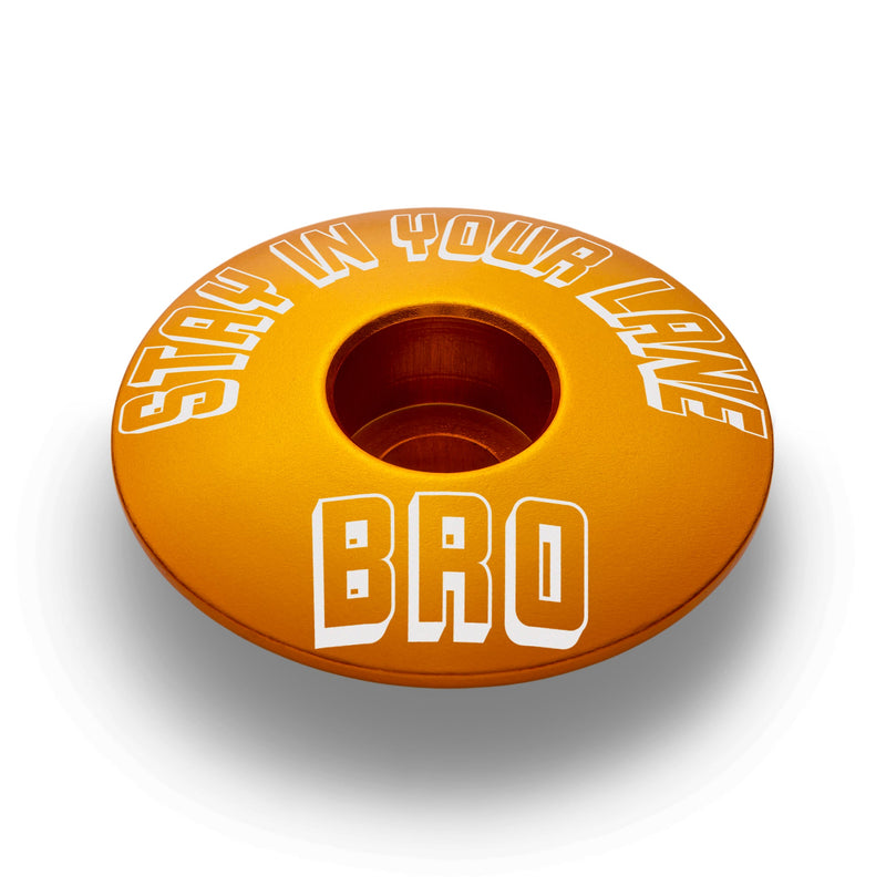 Load image into Gallery viewer, Stay In Your Lane, Bro - Bicycle Headset Cap
