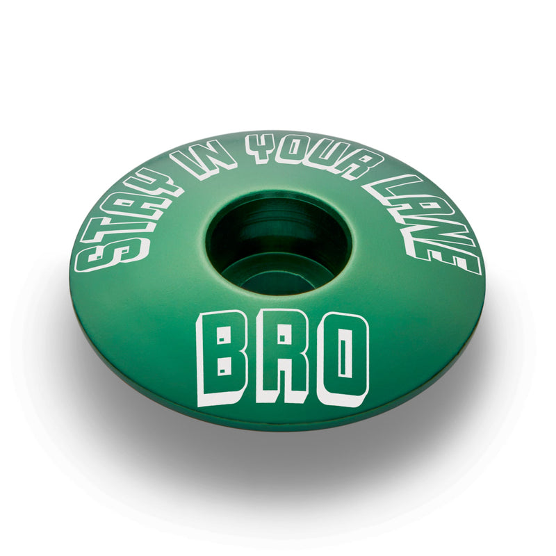 Load image into Gallery viewer, Stay In Your Lane, Bro - Bicycle Headset Cap