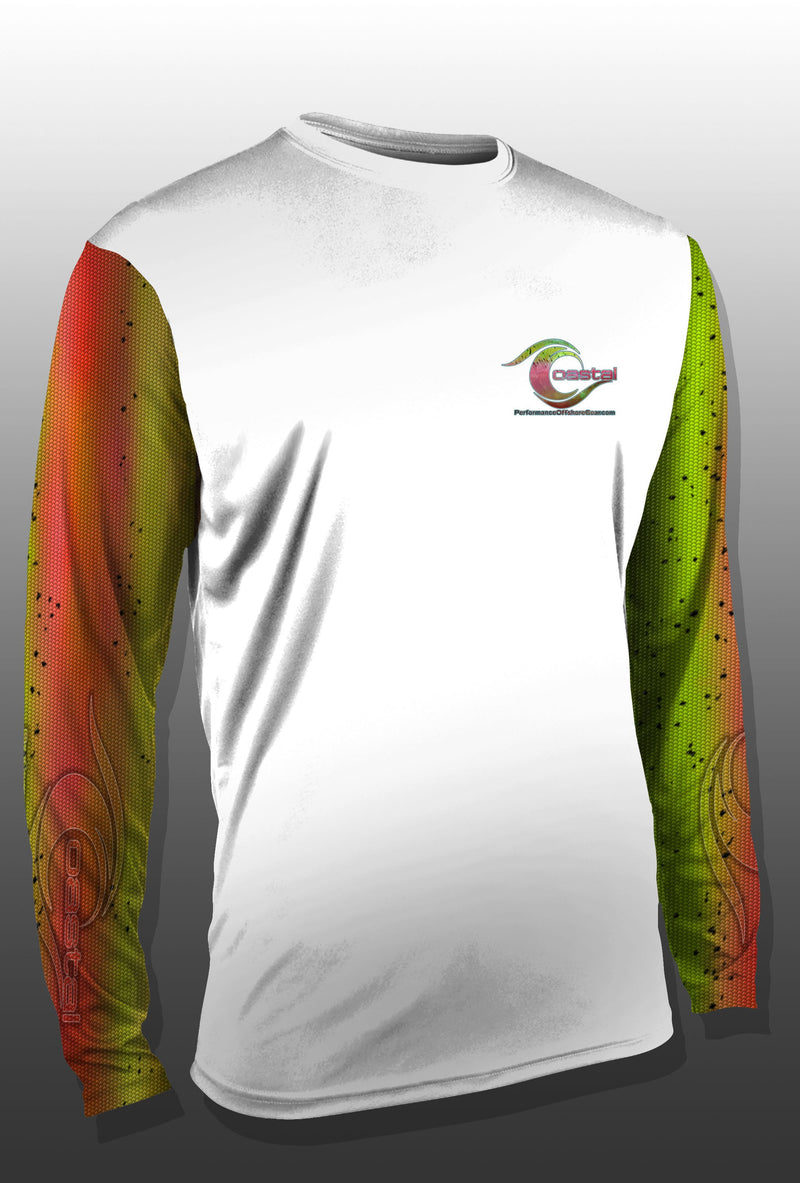 Load image into Gallery viewer, Coastal Steelhead Trout Performance Long Sleeve T-shirt