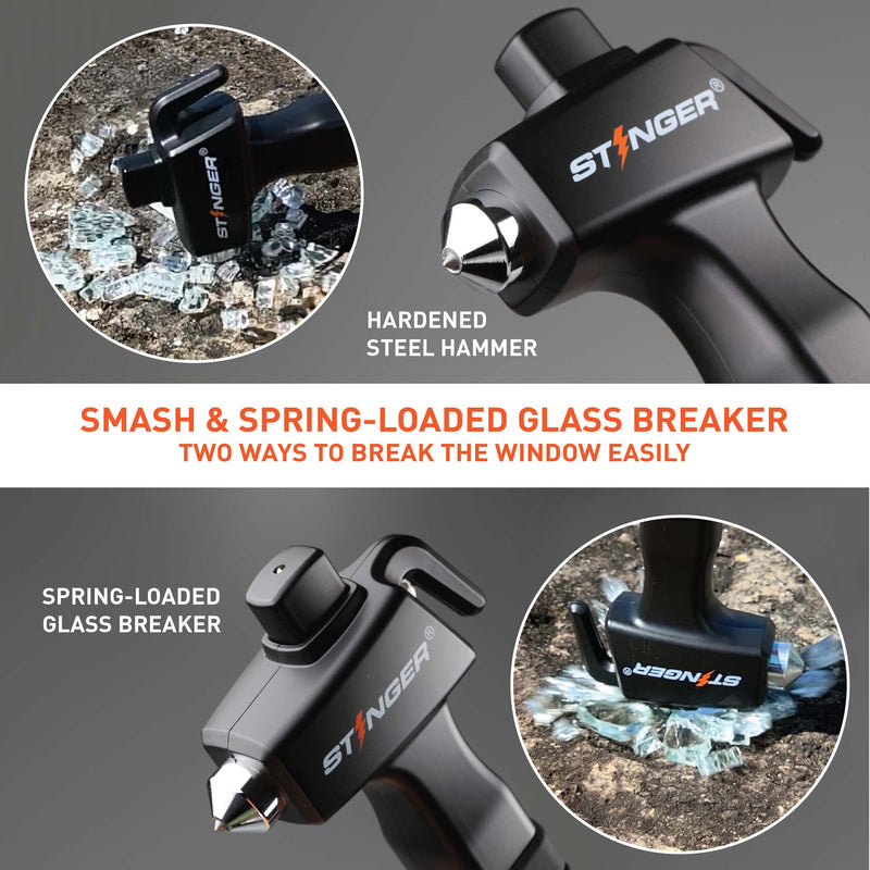 Load image into Gallery viewer, Car Escape Safety Hammer (Black)
