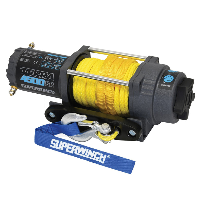 Load image into Gallery viewer, Superwinch Terra 4500SR 12v Synthetic Rope Winch