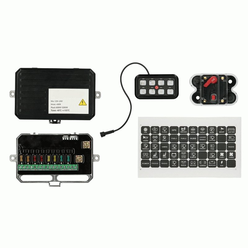 Load image into Gallery viewer, 8 Gang LED Switch Panel System
