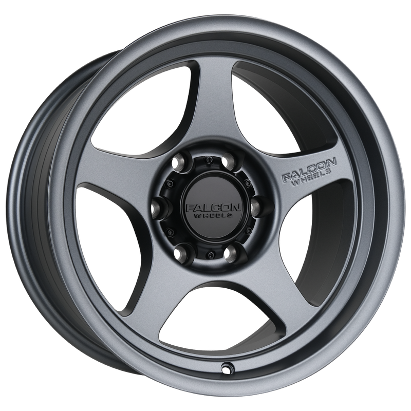 Load image into Gallery viewer, T2 - Matte Gunmetal 17x9