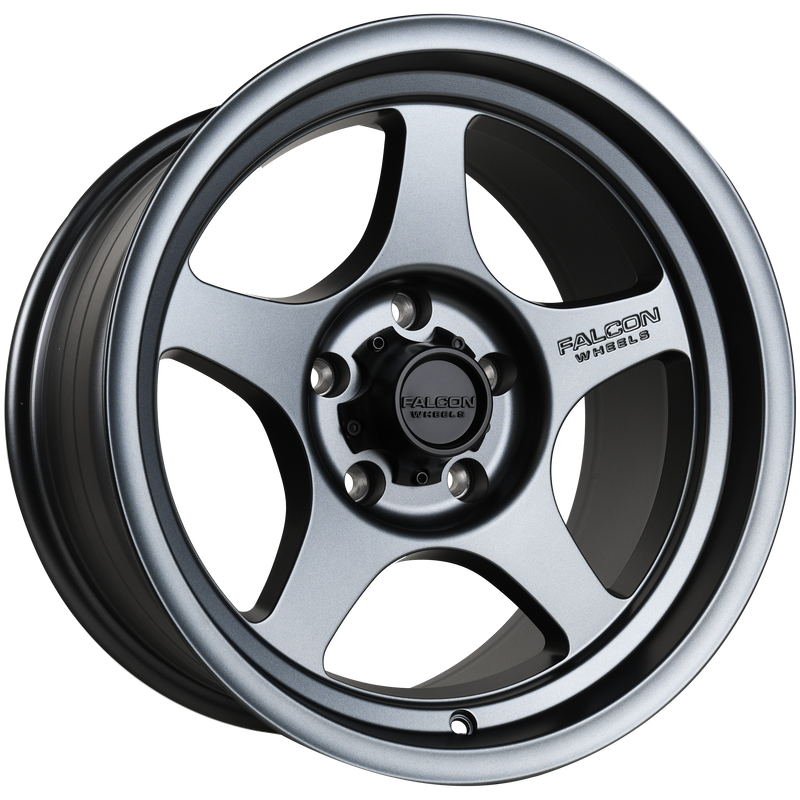 Load image into Gallery viewer, T2 - Matte Gunmetal 17x9