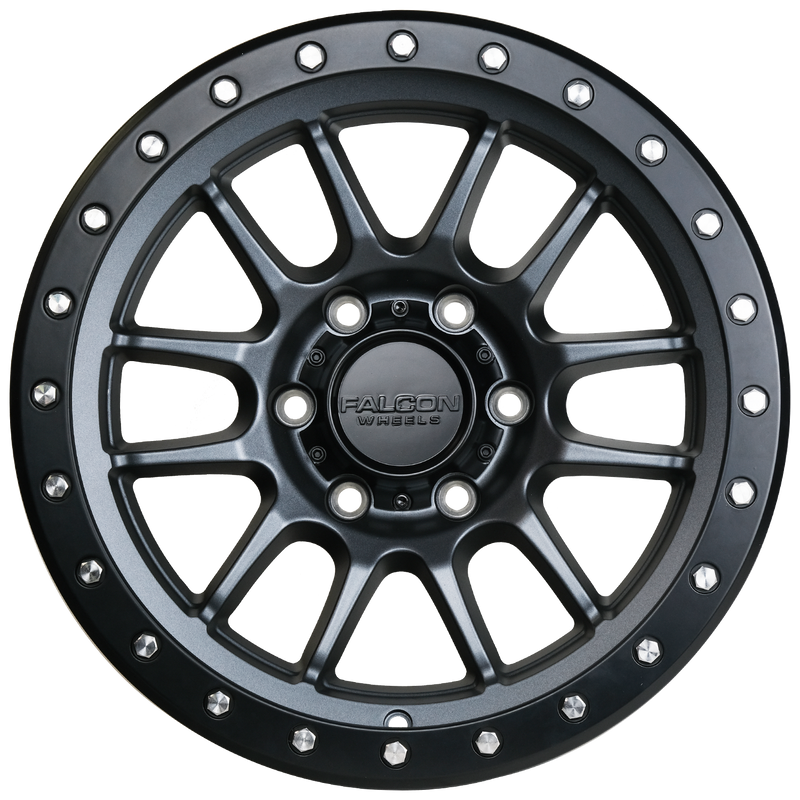 Load image into Gallery viewer, T7 - Matte Gunmetal 17x9