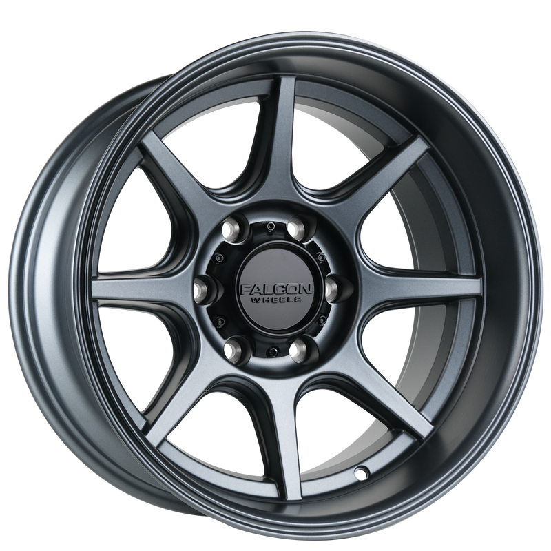 Load image into Gallery viewer, T8 "Seeker"- Matte Gunmetal 17x9 6x139.7