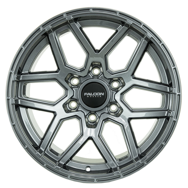 Load image into Gallery viewer, T9 Atlas -Gloss Gunmetal 17x9