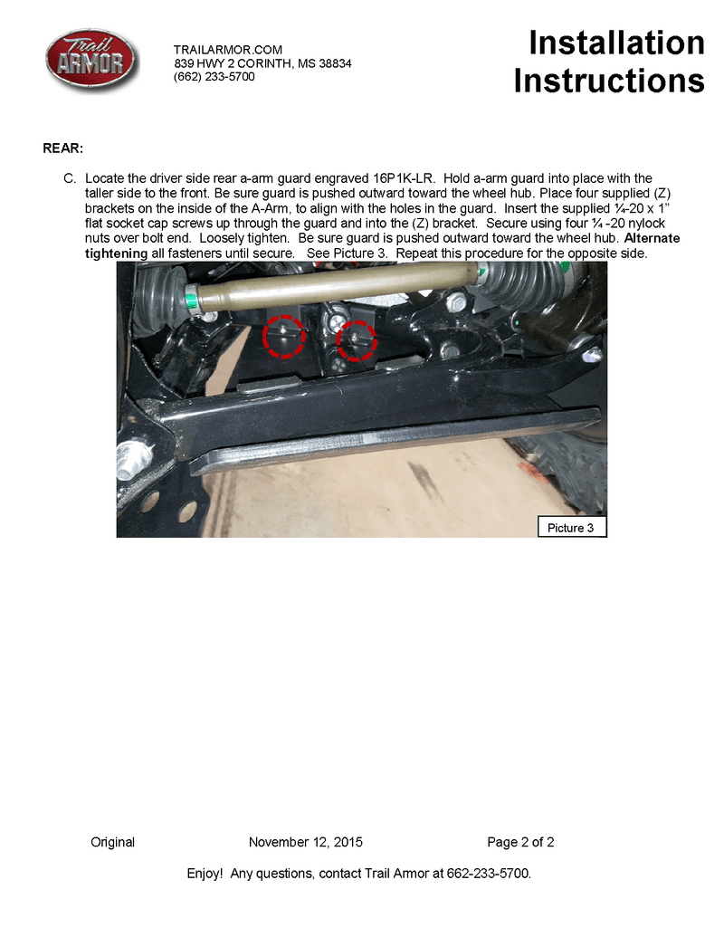Load image into Gallery viewer, Trail Armor iMpact A-Arm Guard for 2016-21 Honda Pioneer 1000 / Pioneer 1000-5