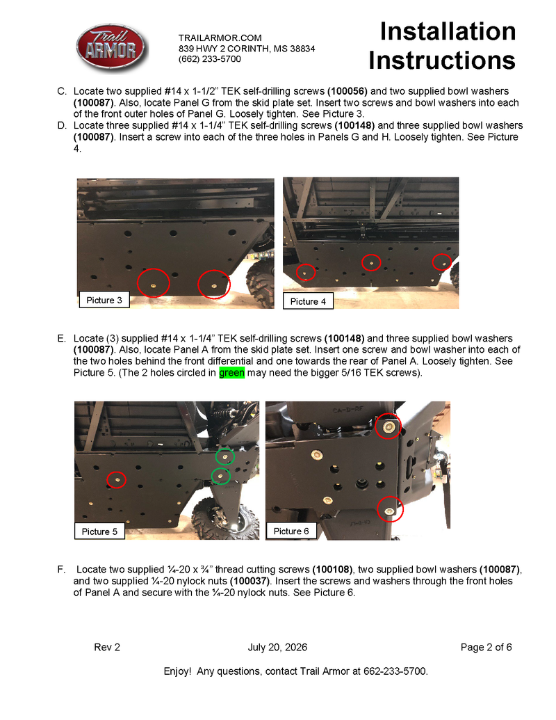 Load image into Gallery viewer, Trail Armor Can Am Defender Max, Defender Max XT, Defender Max XT Cab HD10, Defender Max X MR HD10, Defender Pro DPS HD10, Defender Pro XT HD10, Defender Max HD7, Defender Max HD9, Defender Max DPS HD9, Defender Max XT HD9 Full Skids