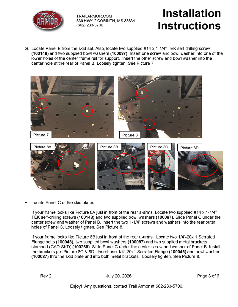 Load image into Gallery viewer, Trail Armor Can Am Defender Max, Defender Max XT, Defender Max XT Cab HD10, Defender Max X MR HD10, Defender Pro DPS HD10, Defender Pro XT HD10, Defender Max HD7, Defender Max HD9, Defender Max DPS HD9, Defender Max XT HD9 Full Skids