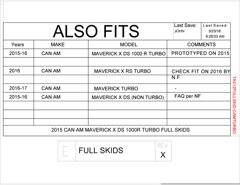Load image into Gallery viewer, Trail Armor Full Skids with Slider Nerfs for 2015-17 Can-Am Maverick X Model