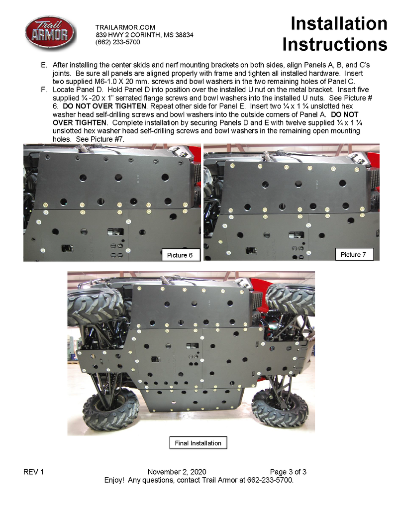 Load image into Gallery viewer, Trail Armor 2014 - 2025 Honda Pioneer 700-4, 2017 - 2025 Pioneer 700-4 Deluxe, 2025 Pioneer 700-4 Forest Full Skids