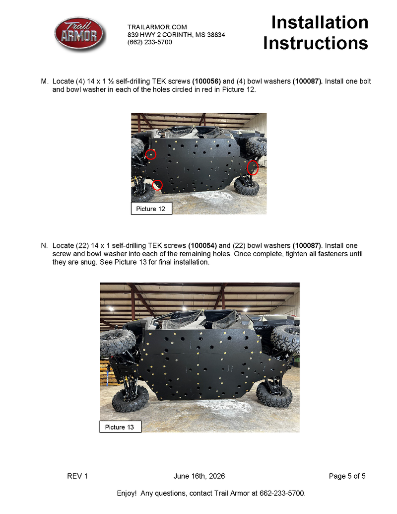 Load image into Gallery viewer, Trail Armor Polaris Ranger 1000 Crew Full Skids 2021 - 2026