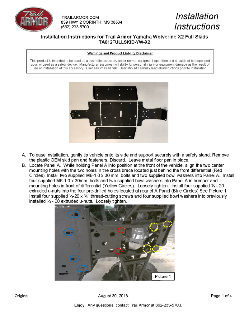 Load image into Gallery viewer, Trail Armor Full Skids Success for 2019+ Yamaha Wolverine X2 R-Spec Model