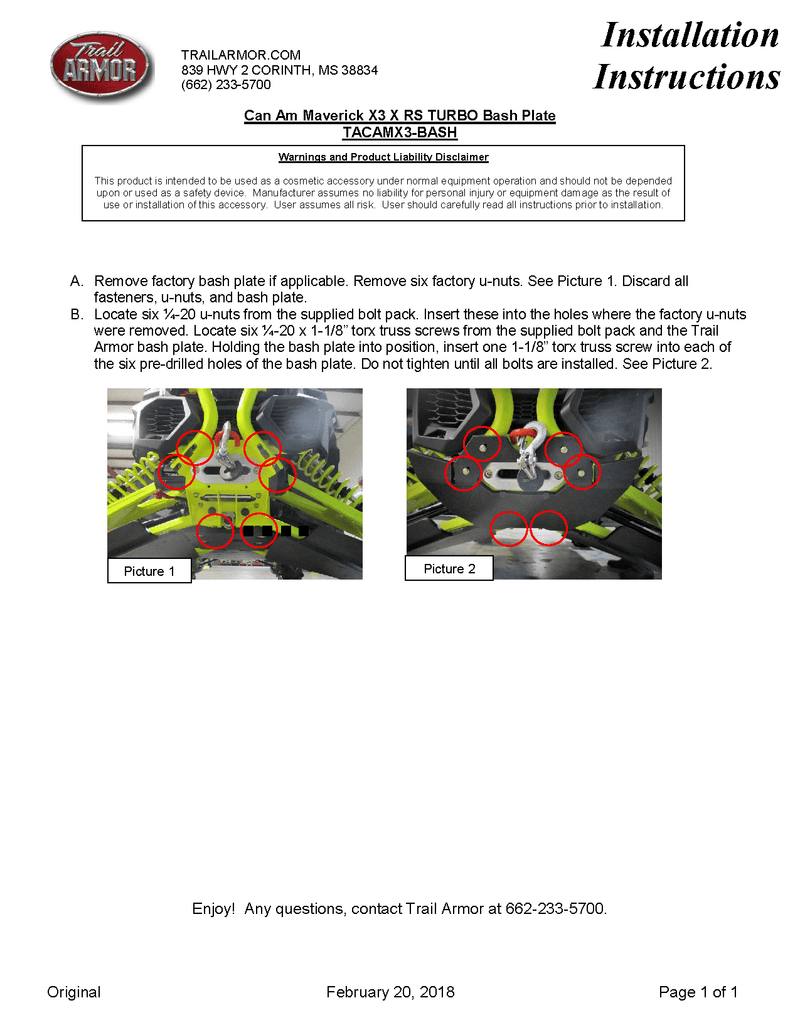 Load image into Gallery viewer, Trail Armor Bash Plate for 2018-19 Can-Am Maverick X3 X RC / MR