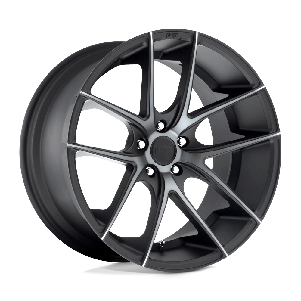 Niche 1 Pc M130 Targa Matte Black Double Dark Tint