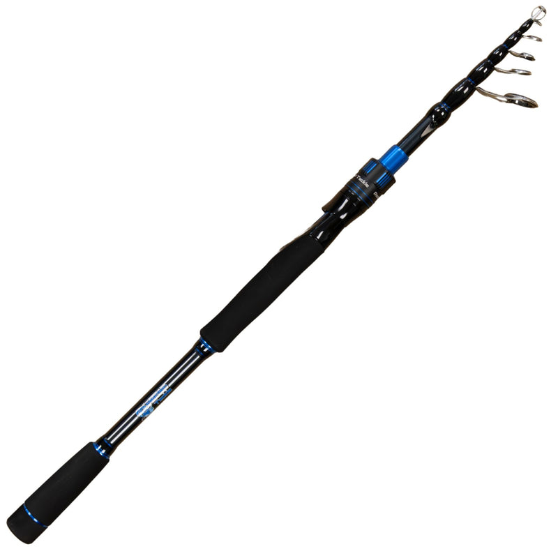 Load image into Gallery viewer, Reaction Tackle Telescopic Spinning Rod – Carbon Travel Fishing Rod – Collapsible Rod for Freshwater and Saltwater