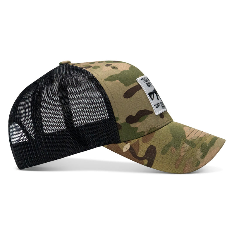 Load image into Gallery viewer, American Way Of Life White Patch Snapback Hat