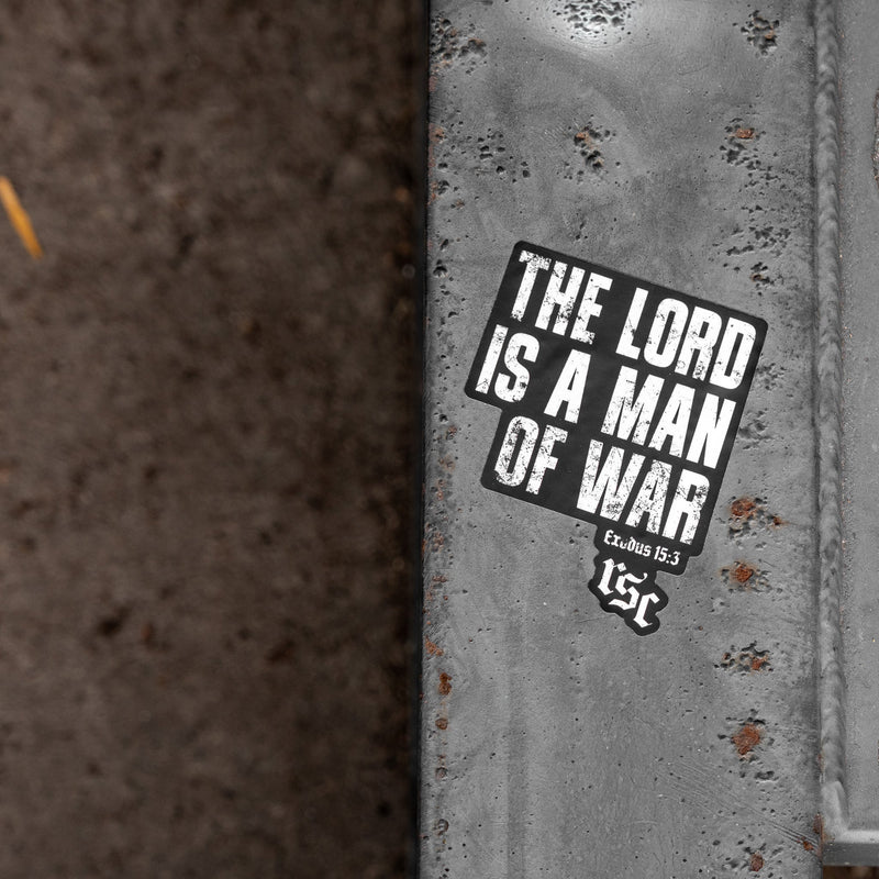 Load image into Gallery viewer, The Lord Is A Man Of War Decal
