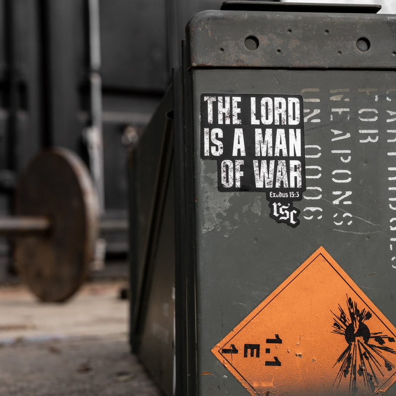 Load image into Gallery viewer, The Lord Is A Man Of War Decal